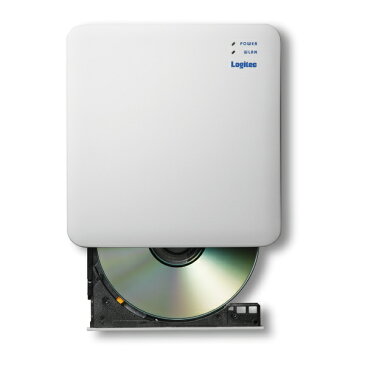 【送料無料】 Logitec（ロジテック） 5GHz WiFi CD録音ドライブ LDR-PS5GWU3RWHスマホ 簡単 録音 CD ストリーミング再生 曲情報 自動取得 gracenote 歌詞検索 音質設定 データバックアップ 復元 パソコン接続 ディスクドライブ