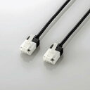 ELECOMiGRj LANP[u Cat6A X[p[X c܂Ȃ 2m ubN RJ45RlN^ 10Gbps RoHSwߏi10j LD-GPASST-BK20