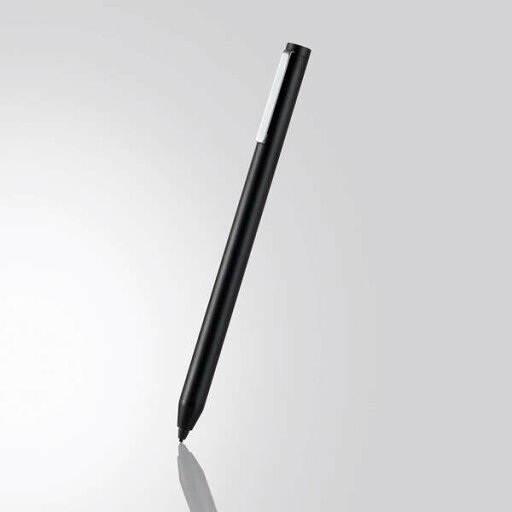 ELECOM(エレコム) アクティブスタイラスペン タッチペン 極細 1.5mm 充電式 ブラック オートスリープ機能 クリップ付 スマホ タブレット 滑らかな操作 P-TPACST02BK ELECOM(エレコム) アクティブスタイラスペン タッチペン 極細 1.5mm 充電式 ブラック オートスリープ機能 クリップ付 スマホ タブレット 滑らかな操作 P-TPACST02BK