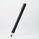 ELECOM（エレコム） タッチペン タブレット iPad スマホ ボールペン型 好感度タイプ 太軸 ブラック タブレット学習 学校 子供 キッズ P-TPBPENBK