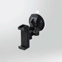 ELECOM(エレコム) スマホ用ホルダー 吸盤タイプ 縦横撮り対応 定点撮影 ホルダー対応4.0〜6.5インチ ブラック アクセサリーシュ P-STSRSUBK(2)