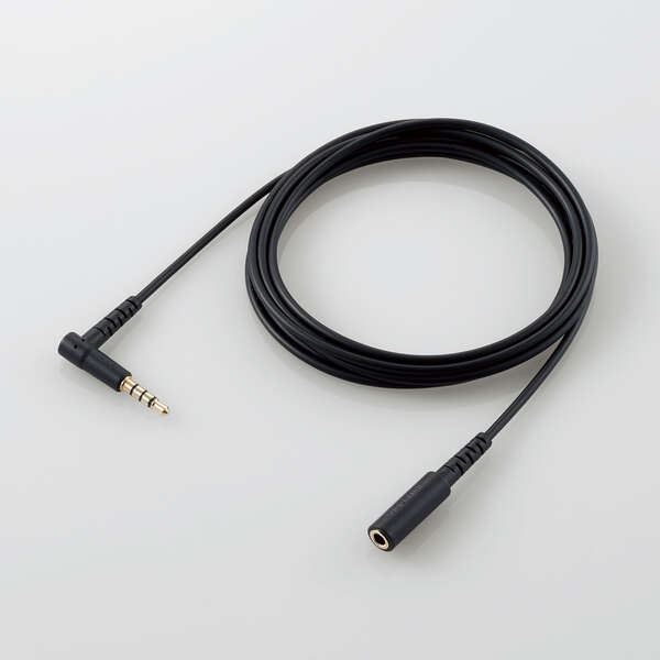 ELECOM（エレコム） イヤホン ヘッドホン 延長コード φ3.5mm 4極 ステレオ ミニジ...