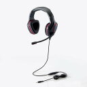 ELECOM(エレコム) ゲーミングヘッドセット 有線 50mmドライバ 跳ね上げミュート 変換ケーブル付 マイク付 4極 φ3.5mm 3極×2 HS-G50BK