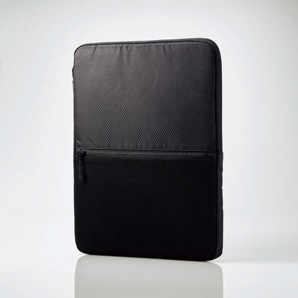 ELECOM（エレコム） パソコンケース 15.6インチ ノートパソコン 小物収納可能 【 MacBook Air / Pro ~16インチ その他各種対応 】 撥水加工 裏起毛素材 360度耐衝撃 ブラック BM-IBMP15BK
