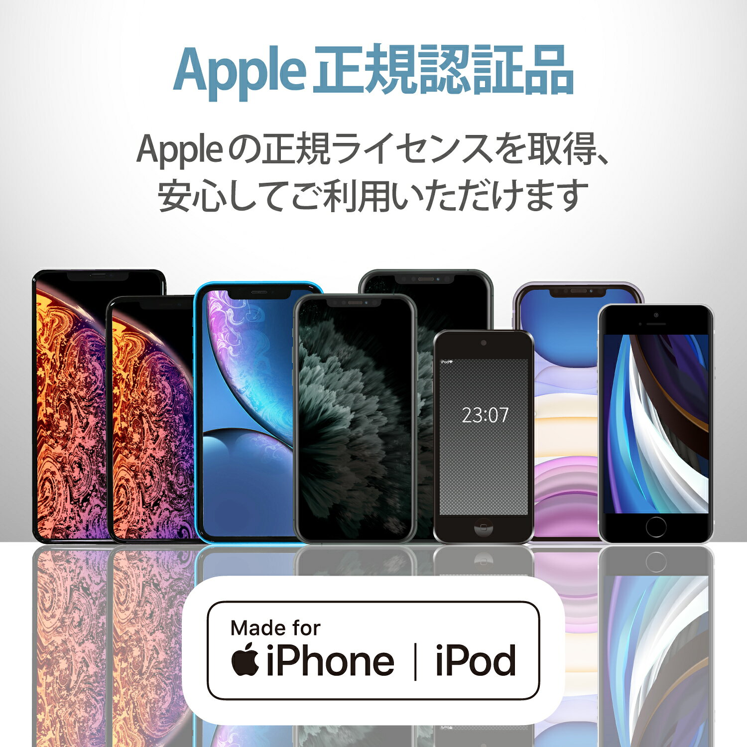 ELECOM（エレコム） iPhone充電器 iPad充電器 1m Lightning AC ケーブル同梱 ホワイトフェイス コンパクト 小型 キューブ かわいい MPA-ACL04WF