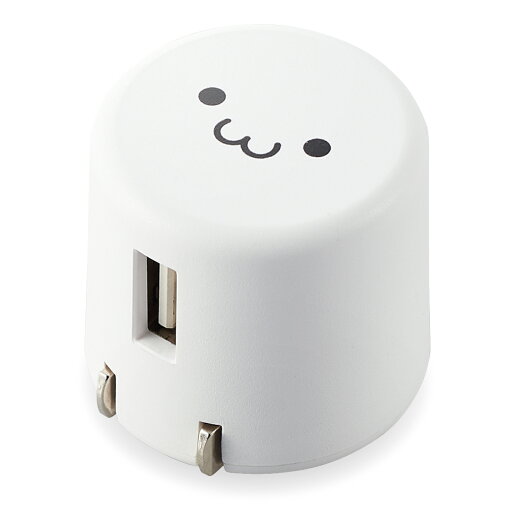ELECOM(エレコム) スマホ充電器 AC充電器 USB-Aメス 1ポート 1.8A出力 コンパクト ホワイトフェイス MPA-ACU08WF ELECOM(エレコム) スマホ充電器 AC充電器 USB-Aメス 1ポート 1.8A出力 コンパクト ホワイトフェイス MPA-ACU08WF