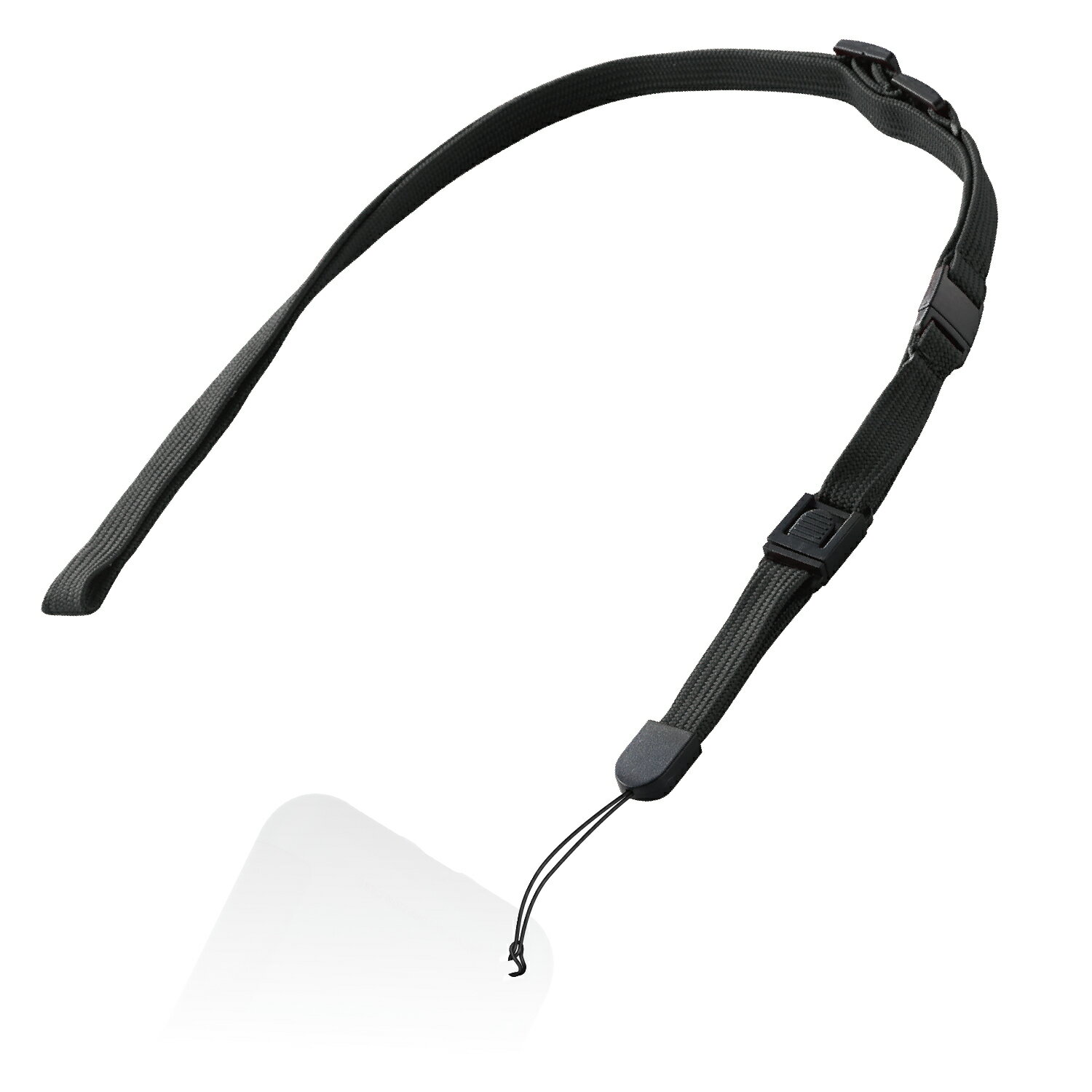 ELECOM（エレコム） スマートフォン用ストラップ/ネックストラップ/ブラック P-STN01BK