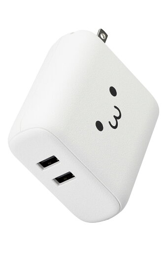 ELECOM(エレコム) モバイルバッテリー コンセント一体型 5000mAh 12W 出力( USB A ×2) 2台同時充電可 【 iPhone AirPods Android スマホ 各種対応 】 ホワイトフェイス DE-AC06-5000WF ELECOM(エレコム) モバイルバッテリー コンセント一体型 5000mAh 12W 出力( USB A ×2) 2台同時充電可 【 iPhone AirPods Android スマホ 各種対応 】 ホワイトフェイス DE-AC06-5000WF
