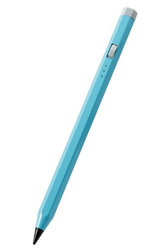 ELECOM(エレコム) iPad用 タッチペン スタイラスペン 充電式 USB Type-C 充電 傾き感知 誤作動防止 磁気吸着 ペン先2mm スリム 六角鉛筆型 ペン先交換可 ブルー P-TPACAPEN01BU ELECOM(エレコム) iPad用 タッチペン スタイラスペン 充電式 USB Type-C 充電 傾き感知 誤作動防止 磁気吸着 ペン先2mm スリム 六角鉛筆型 ペン先交換可 ブルー P-TPACAPEN01BU