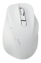 ELECOM(エレコム) Bluetooth マウス 静音 ワイヤレス 無線 5ボタン Mサイズ 右手専用 【 Windows 11 10 mac Chrome Android iPhone iPad 対応 】 抗菌 EX-G ホワイト M-XGM30BBSKWH