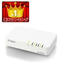 ELECOM(エレコム) スイッチングハブ LAN ハブ 5ポート Giga対応 1000/100/10Mbps プラスチック筐体 マグネット付 電源内蔵 ファンレス 静音 省エネ機能 壁掛け設置対応 ホワイト EHC-G05PN4-JWGiga対応 5ポート スイッチングハブ 1000BASE-T 省エネ Auto MDI/MDI-X