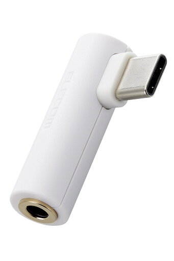ELECOM(エレコム) タイプC イヤホン 変換アダプタ USB Type C to イヤホンジャック DAC搭載 3.5mm 【 Chromebook Mac PC iPad Android スマホ 等 Type-C 機器対応 】 ホワイト MPA-C35DDWH ELECOM(エレコム) タイプC イヤホン 変換アダプタ USB Type C to イヤホンジャック DAC搭載 3.5mm 【 Chromebook Mac PC iPad Android スマホ 等 Type-C 機器対応 】 ホワイト MPA-C35DDWH