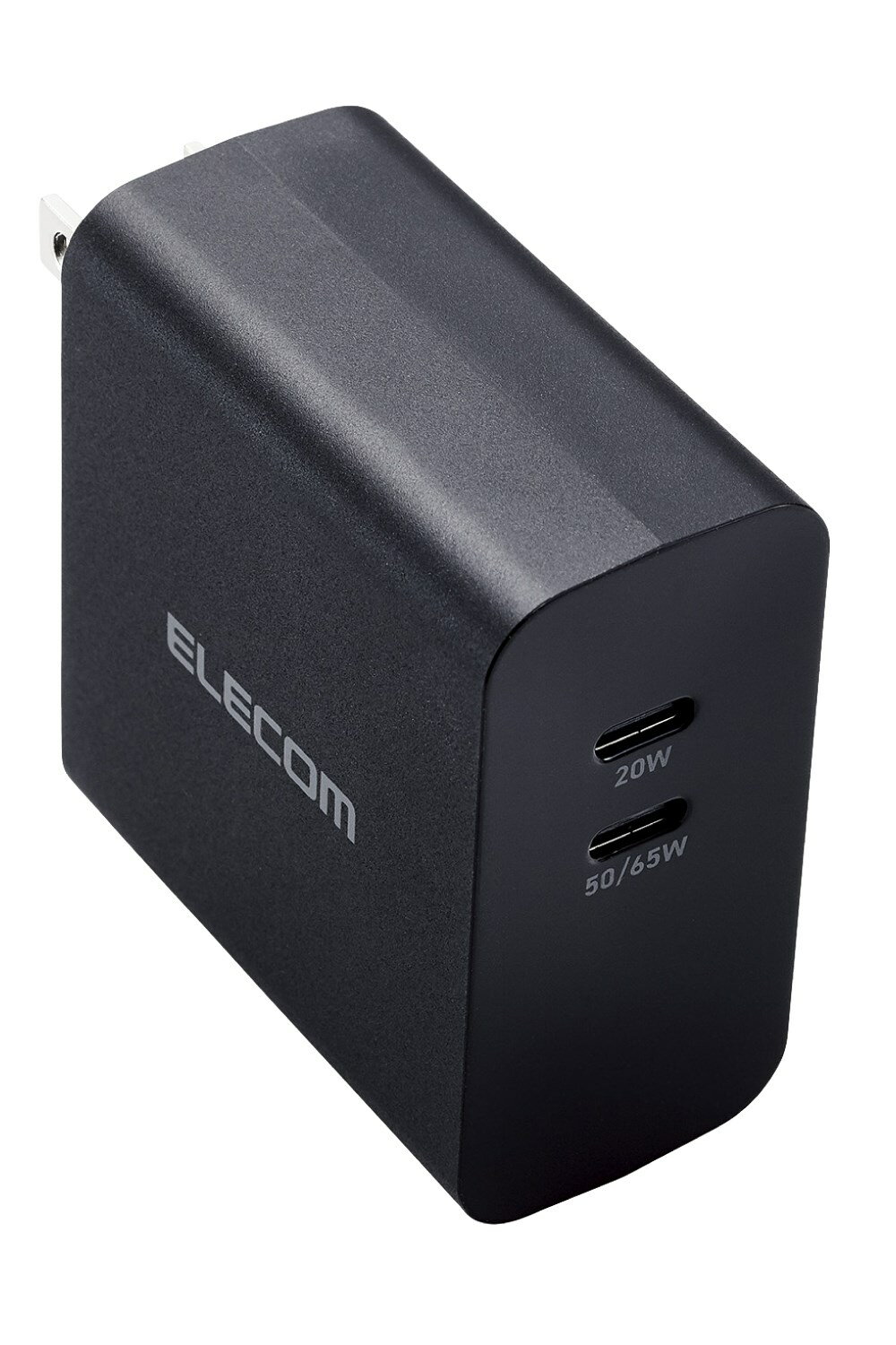 ELECOM（エレコム） USB Type-C 充電器 PD 対応 出力 70W タイプC ×2 【 MacBook Pro / Air iPad iPhone Android Nintendo Switch 等対応 】 ブラック MPA-ACCP4570BK