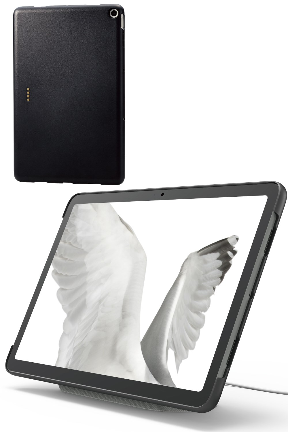 ELECOM（エレコム） Google Pixel Tablet 2023 用 ケース ハード カバー 充電スピーカーホルダー対応 ブラック TB-P231PVCHBK