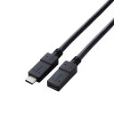 ELECOMiGRj USB Type C P[u 1m PD 60W USB3.2 y Type-C  Windows 11 10 macOS p\R MacBook iPhone Android X}z ^ubg eΉ z ubN USB3-ECC10BK