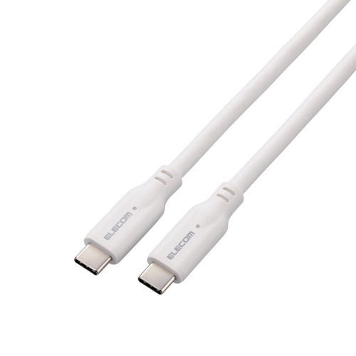 ELECOM(エレコム) タイプC ケーブル ( USB Type-C to C ) 1m PD 100W USB10Gbps準拠 【 MacBook Pro iPad iPhone 等 TypeC 機器対応 】 ホワイト ELECOM(エレコム) タイプC ケーブル ( USB Type-C to C ) 1m PD 100W USB10Gbps準拠 【 MacBook Pro iPad iPhone 等 TypeC 機器対応 】 ホワイト