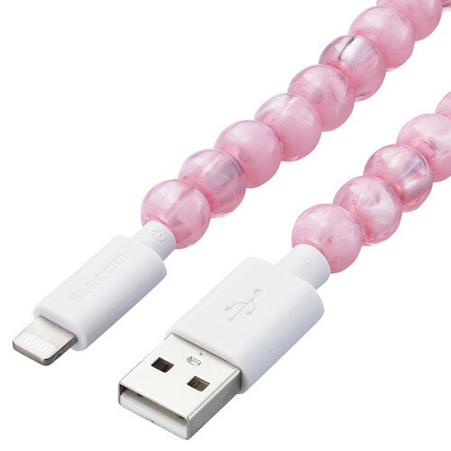 ELECOM(エレコム) iPhone 充電ケーブル ライトニングケーブル 1m USB A to Lightning MFi認証 【 ライトニング コネクター搭載 iPhone iPad iPod AirPods 対応 】 &me ピンク