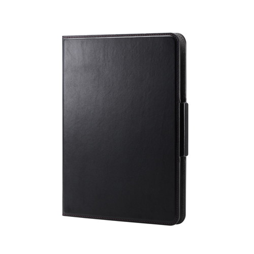 ELECOM （エレコム）11インチ iPad Pro ( M4 ) ケース ヴィーガンレザー 手帳型 ApplePencil収納&充電可 マグネット 360度回転 ハンドベルト付 ブラック
