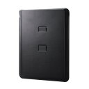 ELECOM (エレコム)11インチ iPad Pro ( M4 ) ケース レザー ポーチ マグネット スリップインタイプ 2アングル ブラック