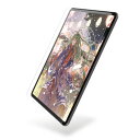 ELECOM (エレコム)13インチ iPad Pro ( M4 ) 2024年 用 ガラスフィルム ペーパーライク ケント紙 紙のような描き心地 アンチグレア ガイドフレーム付 指紋防止 飛散防止 反射防止
