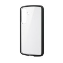 ELECOM(エレコム)Galaxy S25 SC-51F ケース ハイブリッド カバー 衝撃吸収 軽量 薄型 カメラレンズ保護設計 ワイヤレス充電可 ストラップホール付 TOUGH SLIM LITE ブラック PM-G251TSLFCBK
