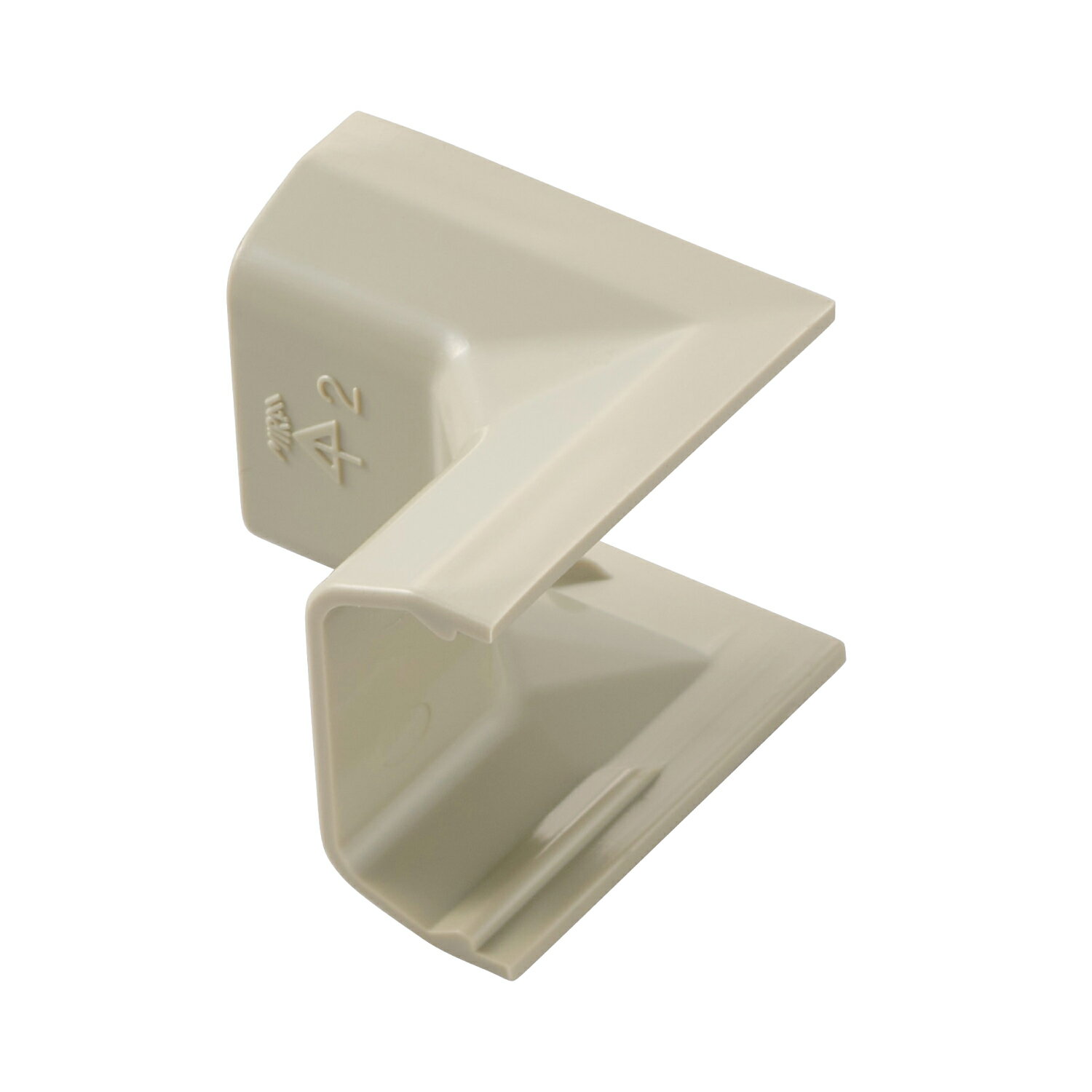 ELECOM（エレコム）配線カバー モール 接続ユニット 入ズミ 【 壁用 フラットモール LD-GAF2M 専用 】 ..