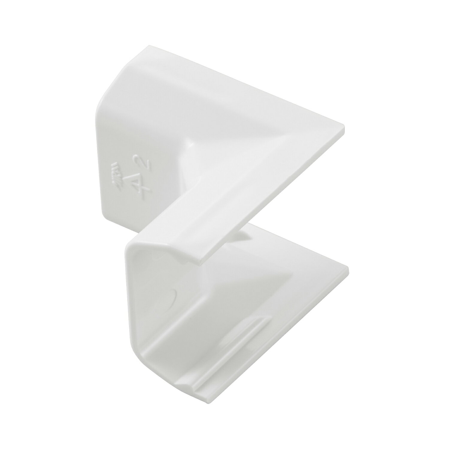 ELECOM（エレコム）配線カバー モール 接続ユニット 入ズミ 【 壁用 フラットモール LD-GAF2MWH 専用 ..