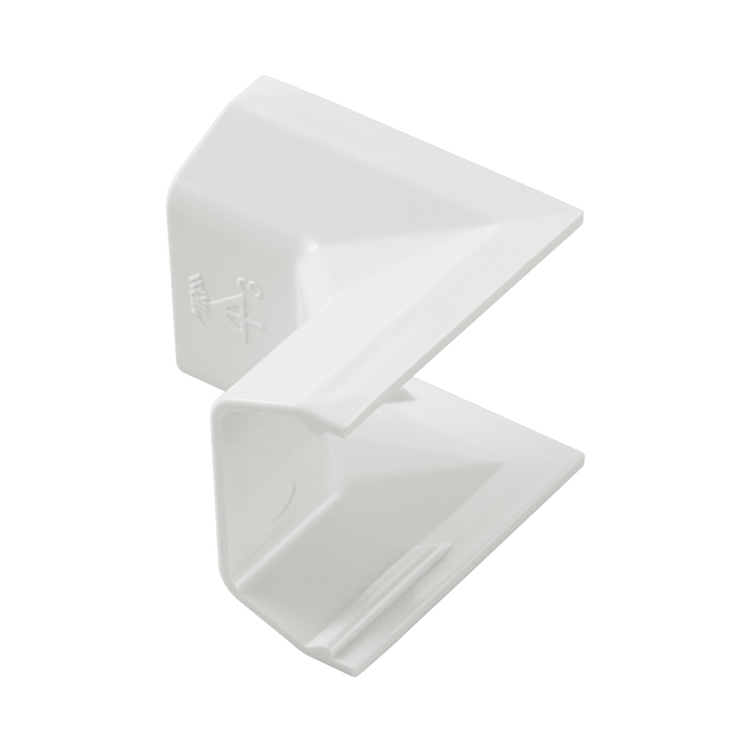 ELECOM（エレコム）配線カバー モール 接続ユニット 入ズミ 【 壁用 フラットモール LD-GAF3MWH 専用 ..