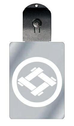 光るキーホルダー 家紋シリーズ 丸に組み井桁 (まるにくみいげた) 7色に光る 家紋 入り キーホルダー 光る LED 夜 安全 キー USB充電 バッグチャー...