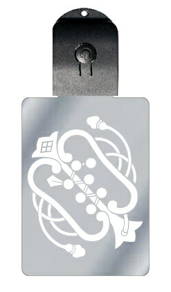 光るキーホルダー 家紋シリーズ 軍配唐団扇 (ぐんばいとううちわ) 7色に光る 家紋 入り キーホルダー 光る LED 夜 安全 キー USB充電 バッグチャー...