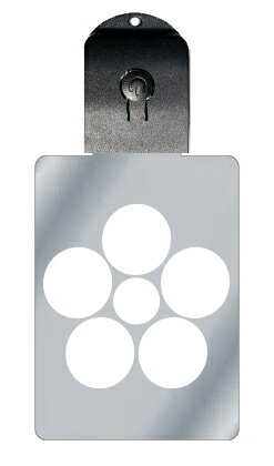 光るキーホルダー 家紋シリーズ 星梅鉢 (ほしうめばち) 7色に光る 家紋 入り キーホルダー 光る LED 夜 安全 キー USB充電 バッグチャーム LED...