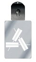 光るキーホルダー 家紋シリーズ 三本組み扇 (さんぼんくみおうぎ) 7色に光る 家紋 入り キーホルダー 光る LED 夜 安全 キー USB充電 バッグチャー...