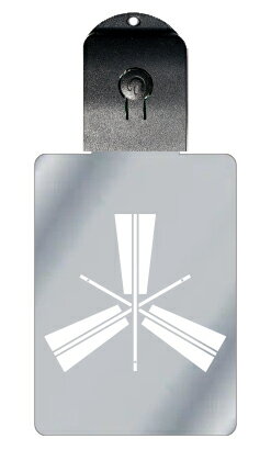 光るキーホルダー 家紋シリーズ 三本重ね扇 （さんぼんかさねおうぎ） 7色に光る 家紋 入り キーホルダー 光る LED 夜 安全 キー USB充電 バッグチャーム LEDライト 夜道 交通安全 防犯 アクリル ストラップ 送料無料