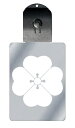 光るキーホルダー 家紋シリーズ 四つ片喰 (よつかたばみ) 7色に光る 家紋 入り キーホルダー 光る LED 夜 安全 キー USB充電 バッグチャーム LE...