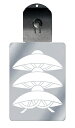光るキーホルダー 家紋シリーズ 三階笠 (さんがいかさ) 7色に光る 家紋 入り キーホルダー 光る LED 夜 安全 キー USB充電 バッグチャーム LED...