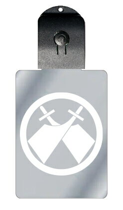 光るキーホルダー 家紋シリーズ 丸に違い舵 (まるにちがいかじ) 7色に光る 家紋 入り キーホルダー 光る LED 夜 安全 キー USB充電 バッグチャーム...