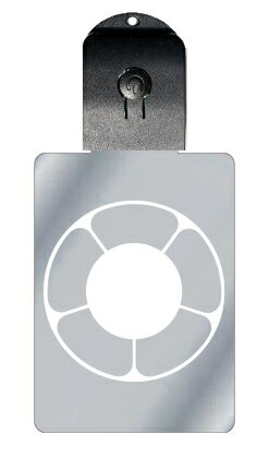 光るキーホルダー 家紋シリーズ 三井瓜 (みついか) 7色に光る 家紋 入り キーホルダー 光る LED 夜 安全 キー USB充電 バッグチャーム LEDライ...