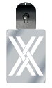 光るキーホルダー 家紋シリーズ 組み違い木 (くみちがいき) 7色に光る 家紋 入り キーホルダー 光る LED 夜 安全 キー USB充電 バッグチャーム L...