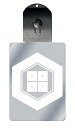光るキーホルダー 家紋シリーズ 亀甲に平四つ目 (きっこうにひらよつめ) 7色に光る 家紋 入り キーホルダー 光る LED 夜 安全 キー USB充電 バッグ...