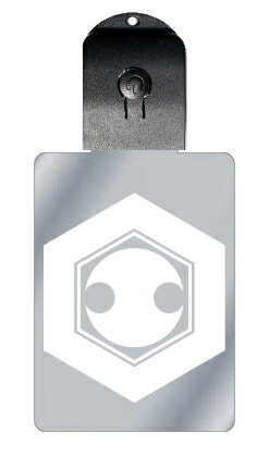 光るキーホルダー 家紋シリーズ 亀甲に分銅 (きっこうにふんどう) 7色に光る 家紋 入り キーホルダー 光る LED 夜 安全 キー USB充電 バッグチャー...