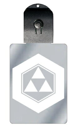 光るキーホルダー 家紋シリーズ 亀甲に三つ鱗 (きっこうにみつうろこ) 7色に光る 家紋 入り キーホルダー 光る LED 夜 安全 キー USB充電 バッグチ...