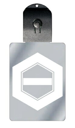 光るキーホルダー 家紋シリーズ 亀甲に一つ引き (きっこうにひとつびき) 7色に光る 家紋 入り キーホルダー 光る LED 夜 安全 キー USB充電 バッグ...