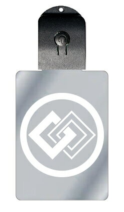 光るキーホルダー 家紋シリーズ 丸に陰陽違い釘抜き (まるにいんようちがいくぎぬき) 7色に光る 家紋 入り キーホルダー 光る LED 夜 安全 キー USB...