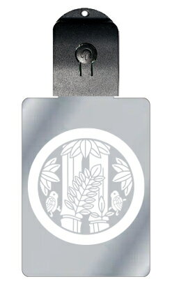 光るキーホルダー 家紋シリーズ 鳥居笹 (とりいささ) 7色に光る 家紋 入り キーホルダー 光る LED 夜 安全 キー USB充電 バッグチャーム LEDラ...