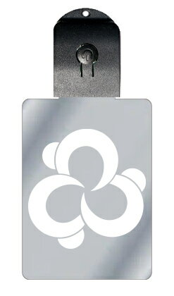 光るキーホルダー 家紋シリーズ 三つ括り猿 (みつくくりさる) 7色に光る 家紋 入り キーホルダー 光る LED 夜 安全 キー USB充電 バッグチャーム ...