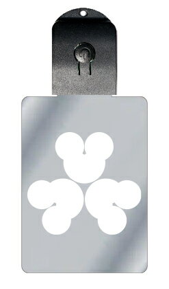 楽天スマホケースやバンド CASE CAMP光るキーホルダー 家紋シリーズ 頭合わせ三つ洲浜 （かしらあわせみつすはま） 7色に光る 家紋 入り キーホルダー 光る LED 夜 安全 キー USB充電 バッグチャーム LEDライト 夜道 交通安全 防犯 アクリル ストラップ 送料無料