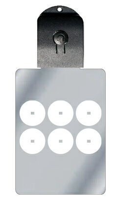 光るキーホルダー 家紋シリーズ 真田六文銭 (さなだろくもんせん) 7色に光る 家紋 入り キーホルダー 光る LED 夜 安全 キー USB充電 バッグチャー...