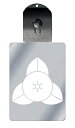 光るキーホルダー 家紋シリーズ 向こう茶の実 (むこうちゃのみ) 7色に光る 家紋 入り キーホルダー 光る LED 夜 安全 キー USB充電 バッグチャーム...
