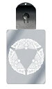 光るキーホルダー 家紋シリーズ 三つ蝶 (みつちょう) 7色に光る 家紋 入り キーホルダー 光る LED 夜 安全 キー USB充電 バッグチャーム LEDラ...