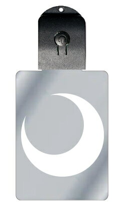 光るキーホルダー 家紋シリーズ 半月 (はんげつ) 7色に光る 家紋 入り キーホルダー 光る LED 夜 安全 キー USB充電 バッグチャーム LEDライト...